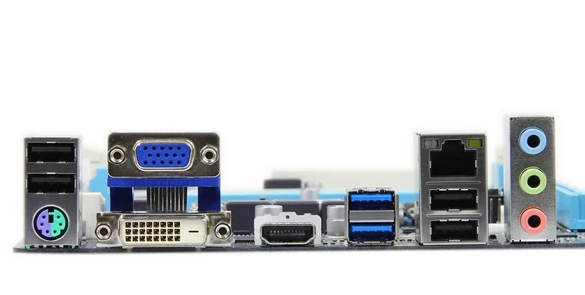Материнская плата Gigabyte GA-B75M-D3H LGA 1155 DDR3 платы B75M-D3H 32 Гб VGA DVI b75 настольная материнская плата