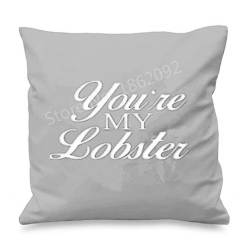Омар украшения новизна омара чехол для подушки Чехол с надписью фон под заказ
