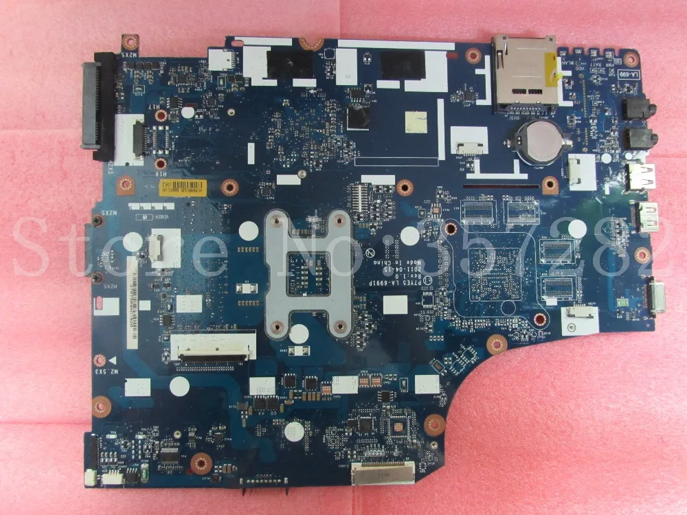 Материнская плата для ноутбуков acer 7560 7560G P7YE5 LA-6991P MBBUX02001 100% протестирована |