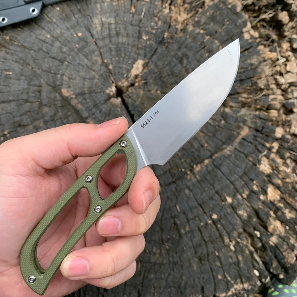Sanrenmu S628 feste klinge messer 8Cr14MoV klinge Кемпинг Открытый выживания jagd taktische edc werkzeug obst messer mit mantel