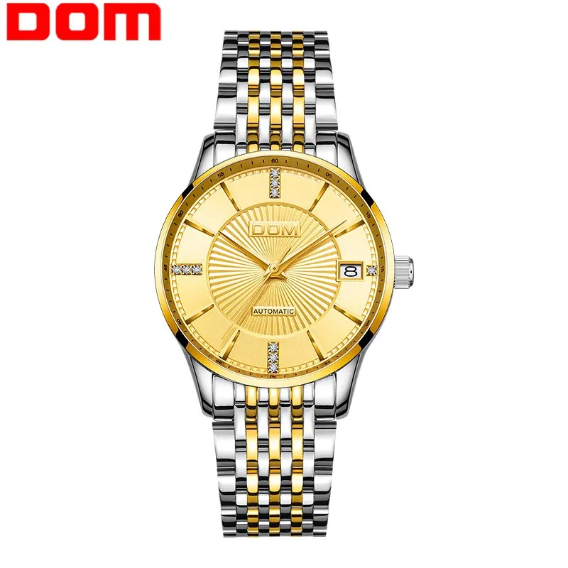 G-79G-9M New Fashion Women Mechanical Watch Skeleton Design Top Brand Luxury Waterproof Female Automatic Clock Montre Femme G-79 - Цвет: G-79G-9M