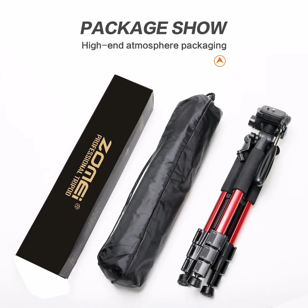 Zomei Q111 55 дюйма легкий гибкий портативный штатив для камеры стенд с 1/4 крепление