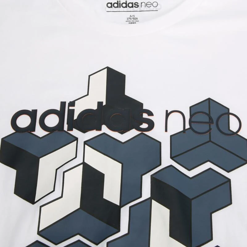 Новое поступление оригинальных мужских футболок с коротким рукавом Adidas Neo Label M CS