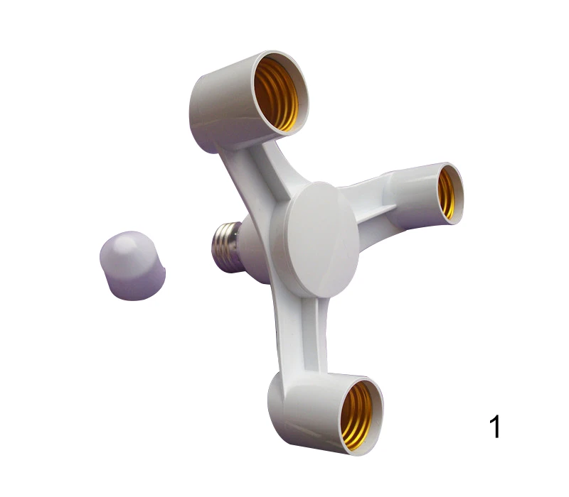 Цоколь лампы 3 в 1 базовый разветвитель адаптер для светодиодсветильник