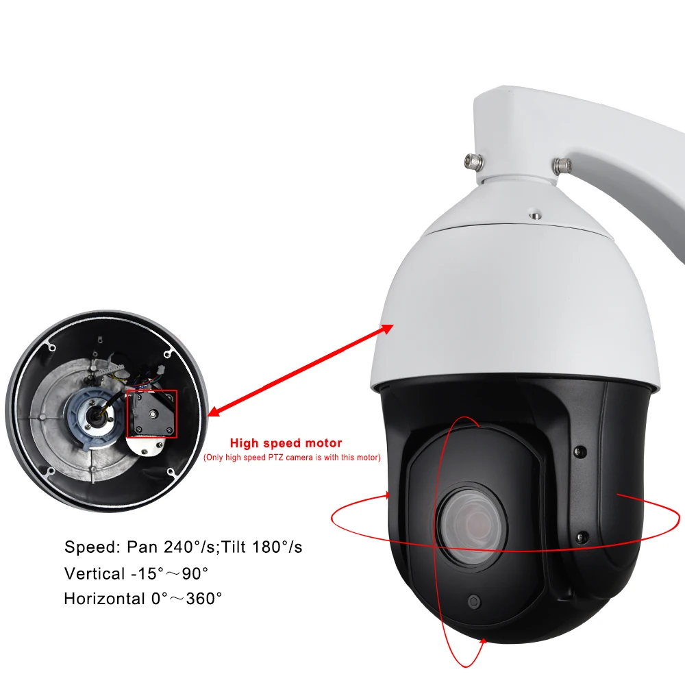 Открытый безопасности 4 в 1 PTZ Камера Full HD 1080 P AHD TVI CVI аналоговый высокая Скорость