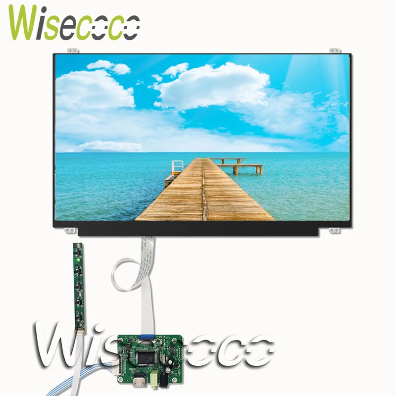 Тонкий экран для ноутбука 15,6 дюймов 1366*768 светодиодный ЖК-дисплей Wxga Hd с hdmi vga edp 30pin ЖК-плата контроллера для DIY проекта