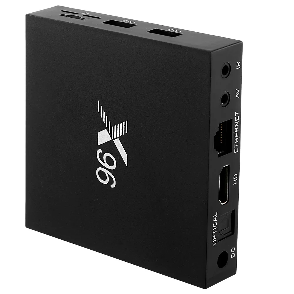 X96 Smart ТВ Box Amlogic S905X 4 ядра 2 ГБ + 16 г 1 8 Android 6 0 коробка Wi Fi HDMI К HD медиаплеер мини