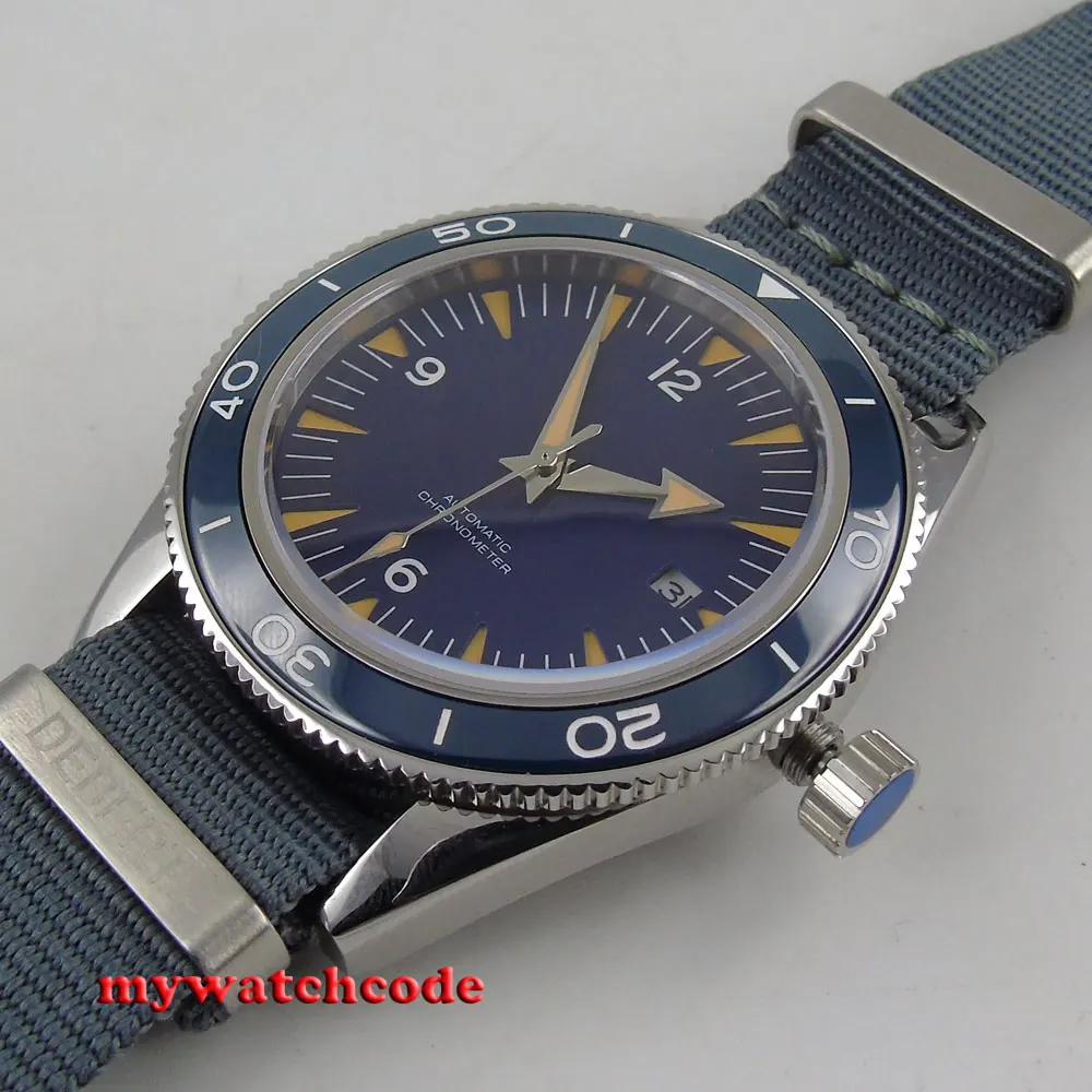 Мужские автоматические часы с синим циферблатом 41 мм 821A|watch automatic men|watch menwatch men |