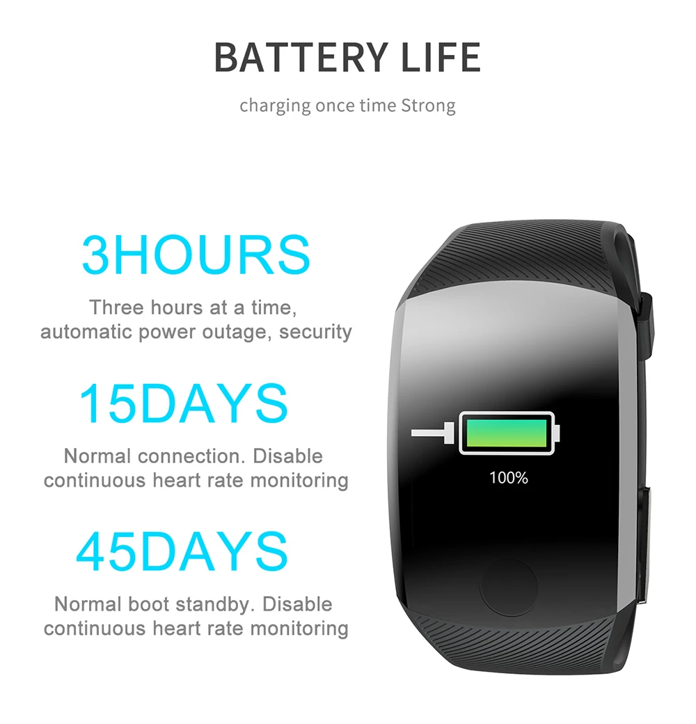 MOKA SmartBand IP67 водонепроницаемый спортивный умный Браслет фитнес-трекер пульсометр Bluetooth для мужчин и женщин