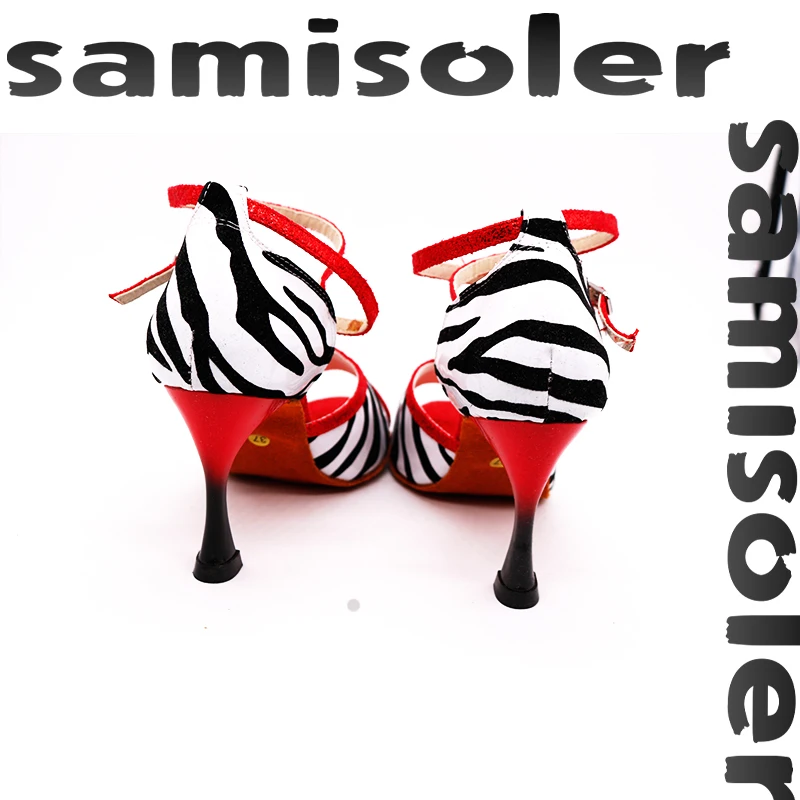 Samisoler/новые женские танцевальные туфли для латинских танцев танго сальсы бальных