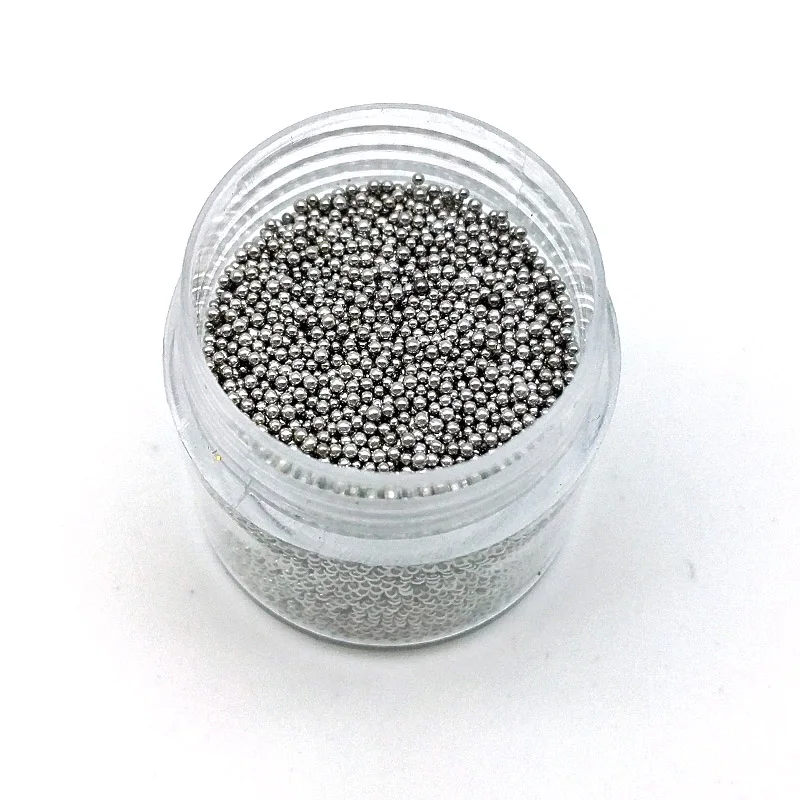 07 Бодрствования 10g/jar Nail Икра бусы 0,6-0,8mm красочные мини Стекло шарики для ногтей Подвески маникюр 3D ногтей украшения - Цвет: 07