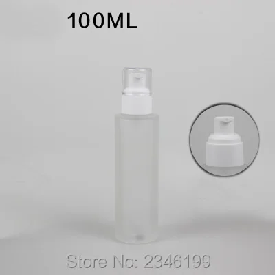 120 мл 100 мл 80 мл 60 мл 40 мл 30 мл 20 мл пустая стеклянная Косметическая жидкая многоразовая бутылка с распылителем, DIY Стеклянная бутылка с насосом для лосьона, 10 шт./лот