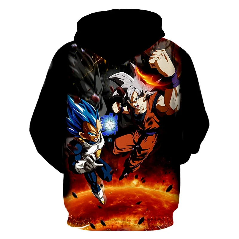 OGKB Super Saiyan vegeta и Сон Гоку толстовки 3D Dragon Ball Z кофты с капюшоном Прохладный костюмы модные пальто аниме косплэй 6xl