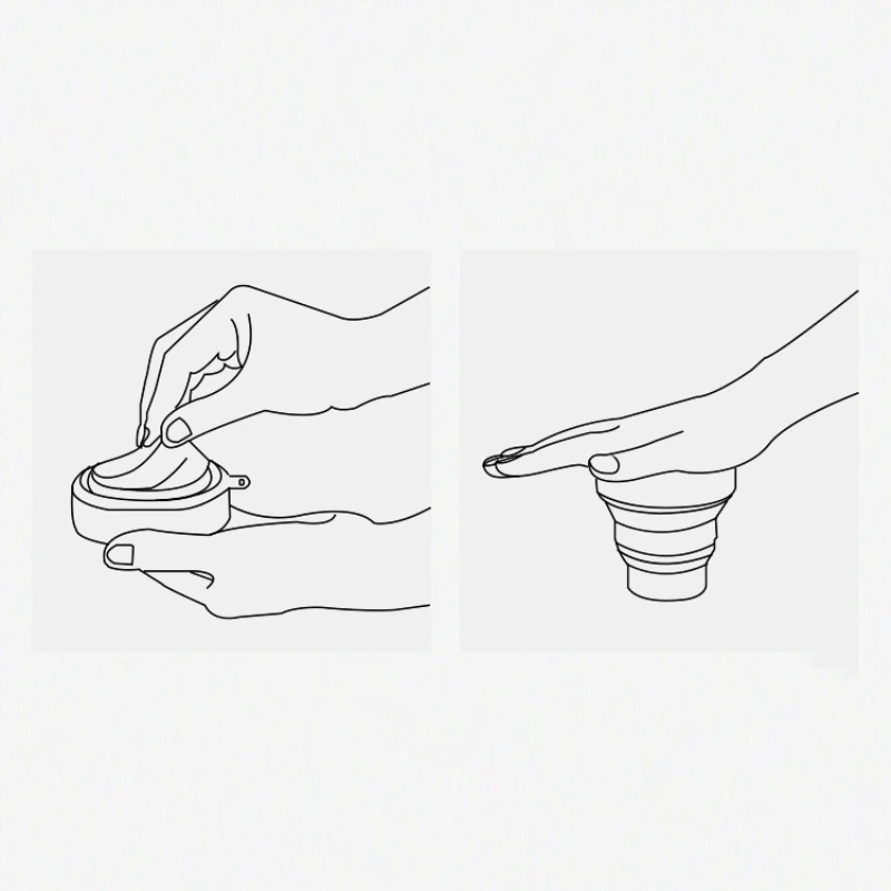 100pcs/lot 12oz Silicone coffee mug collapsible tumbler 350ml folding tea cup telescopic travel leak proof lid heat sleeve | Дом и сад