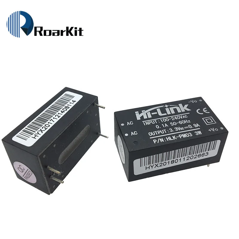 5 шт./лот Φ 3W 220V to 5V 3 V Интеллектуальный бытовой понижающий модуль источника