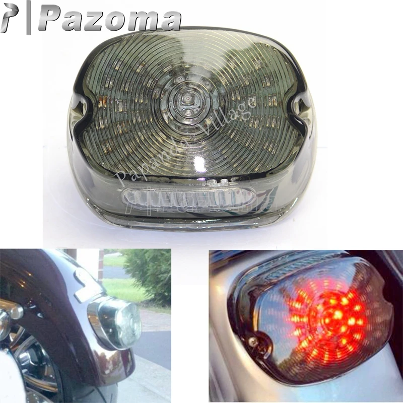 

Motorbike LED Tail Brake Light Stop Rear Llight Motorcycle Taillight For Harley Softail Sportster Dyna Road King XL FXDX FXDT