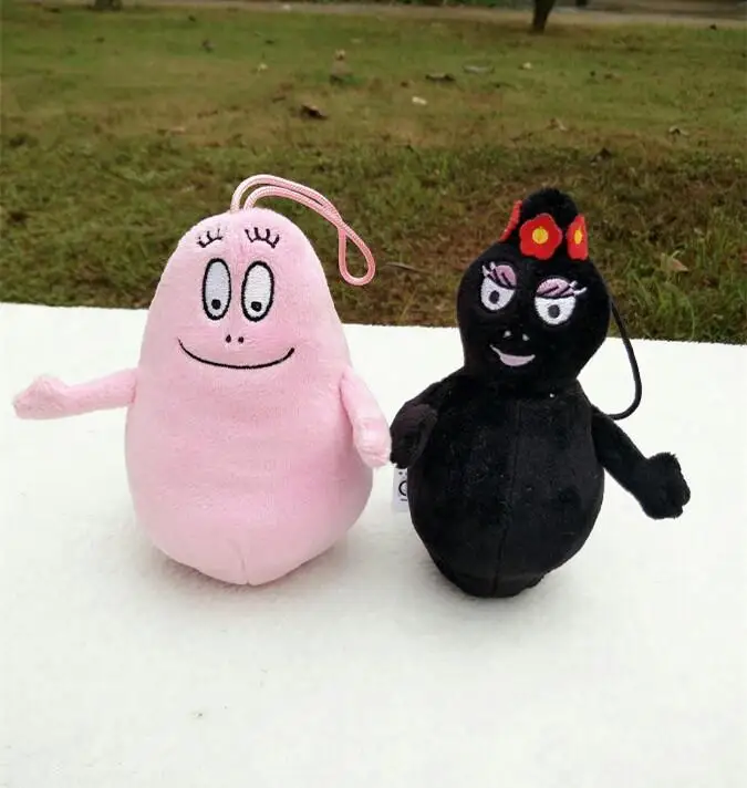Kawaii Мультфильм 15 см Les Barbapapa 2 шт. плюшевые мягкие куклы чучело Игрушки для маленьких детей подарки на день рождения хорошее качество - Цвет: Многоцветный