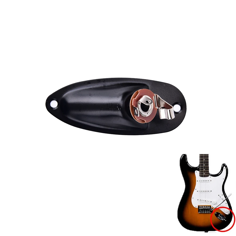 1 компл. лодка Вход Выход плиты гнездо с винтами для Fender Страт гитара черный