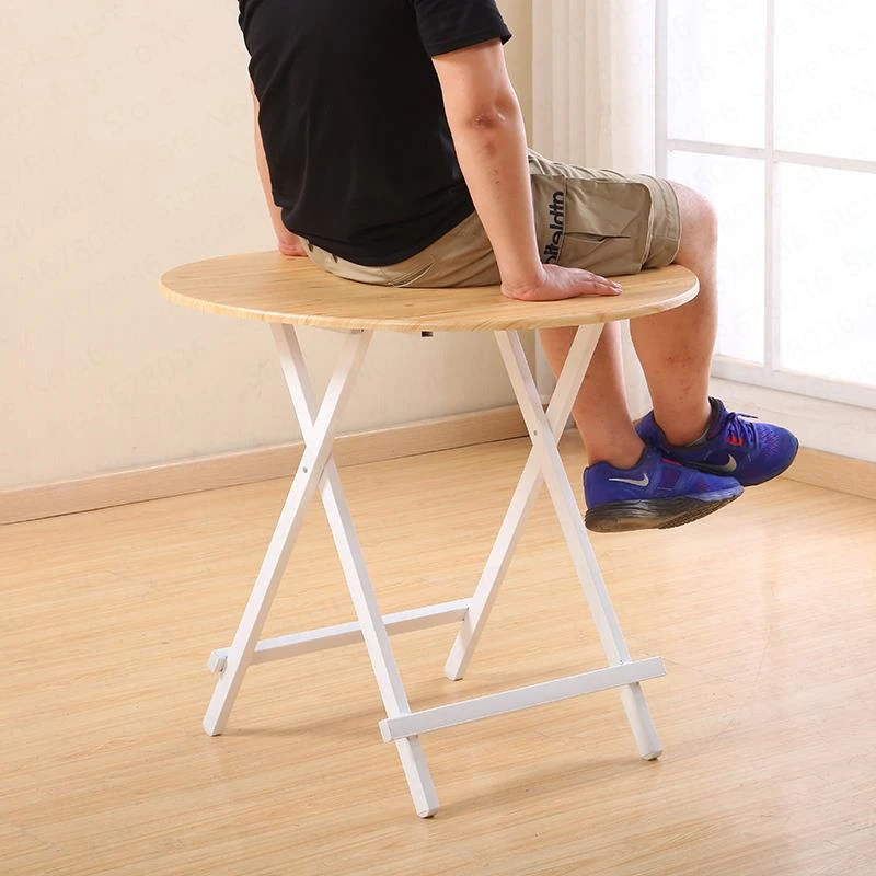 Складной домашний стол 0% уличный для киоска квартиры круглый маленький балкон