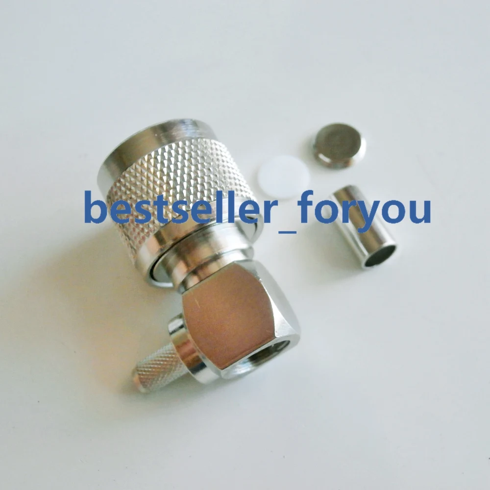 N Мужской подъемник под прямым углом устройство для обжима пазов RG58 RG142 LMR195 RG223 50 3