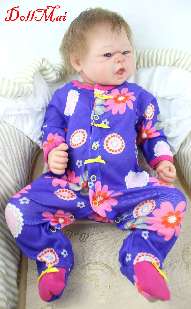 Кукла реборн силиконовая Реалистичная кукла младенец для девочек модная подарок