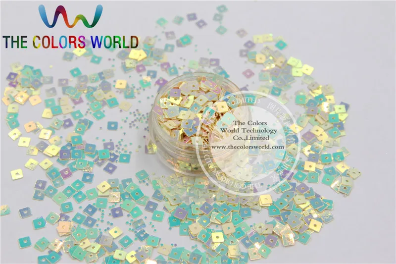 SSJ4 14 Блестящие Блестки квадратной формы для дизайна ногтей или украшения своими