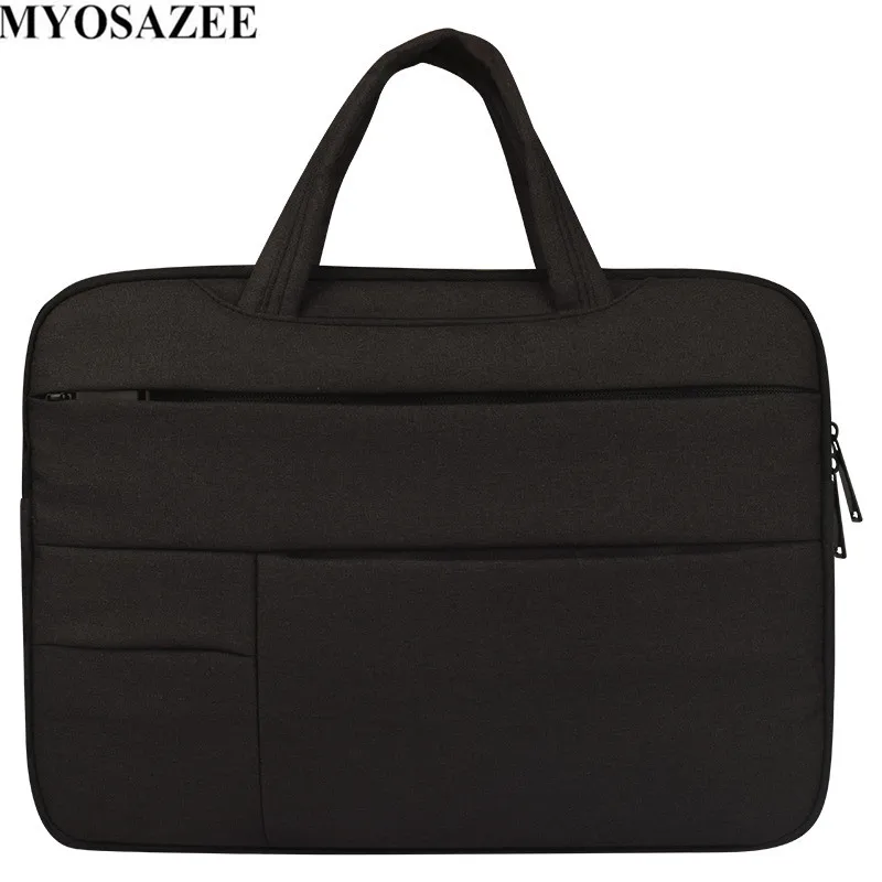 MYOSAZEE Fashion Casual Briefcase Waterproof Crushproof 14 inch Notebook Computer Laptop Bag for Men Women Briefcase