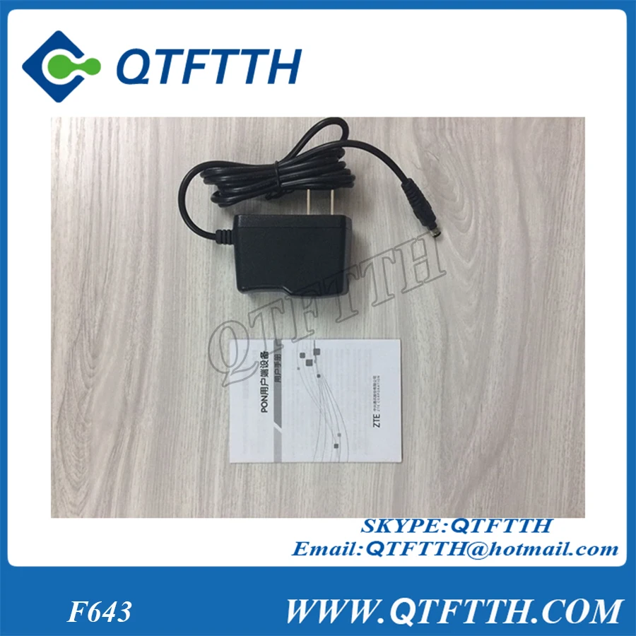 Оригинальный ZTE GPON ONU один Порты и разъёмы оптический сетевой терминал ZXA10 f643