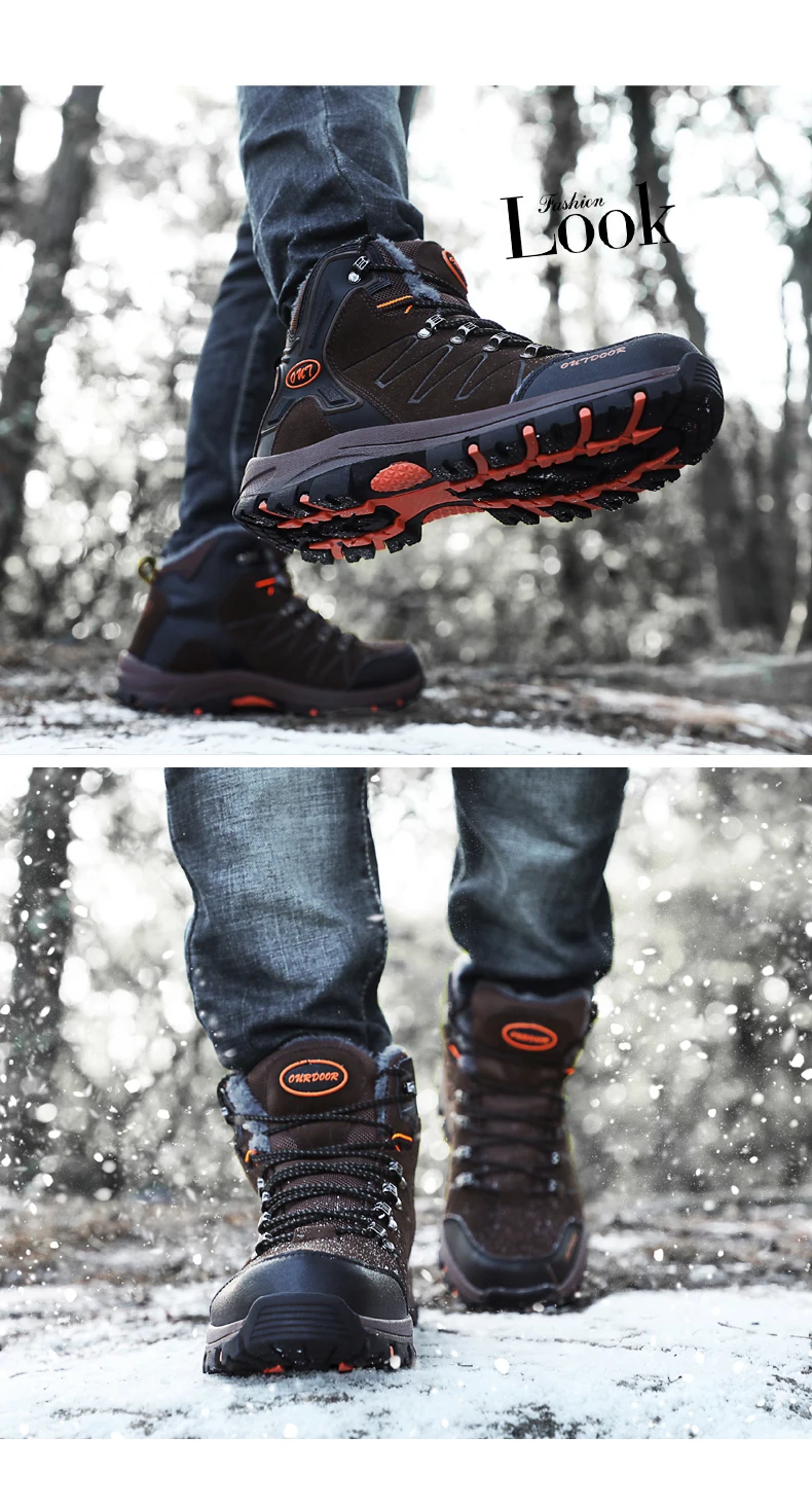 Лидер продаж; зимние мужские ботинки на меху; Теплые повседневные рабочие ботинки; высокие легкие кроссовки; Новинка года