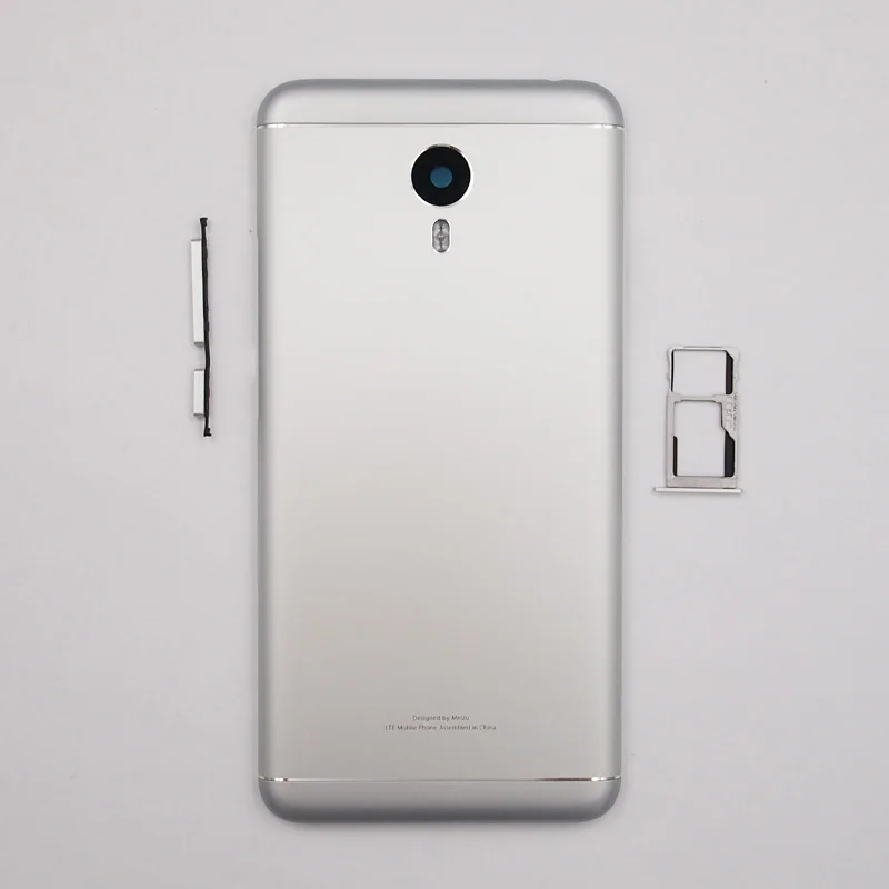 Silver L681 BaanSam, чехол на заднюю крышку батарейного отсека для MEIZU M3 Note, 5,5 дюймов, L681, с кнопками громкости питания+ sim-картой, Trya - Цвет: Silver L681