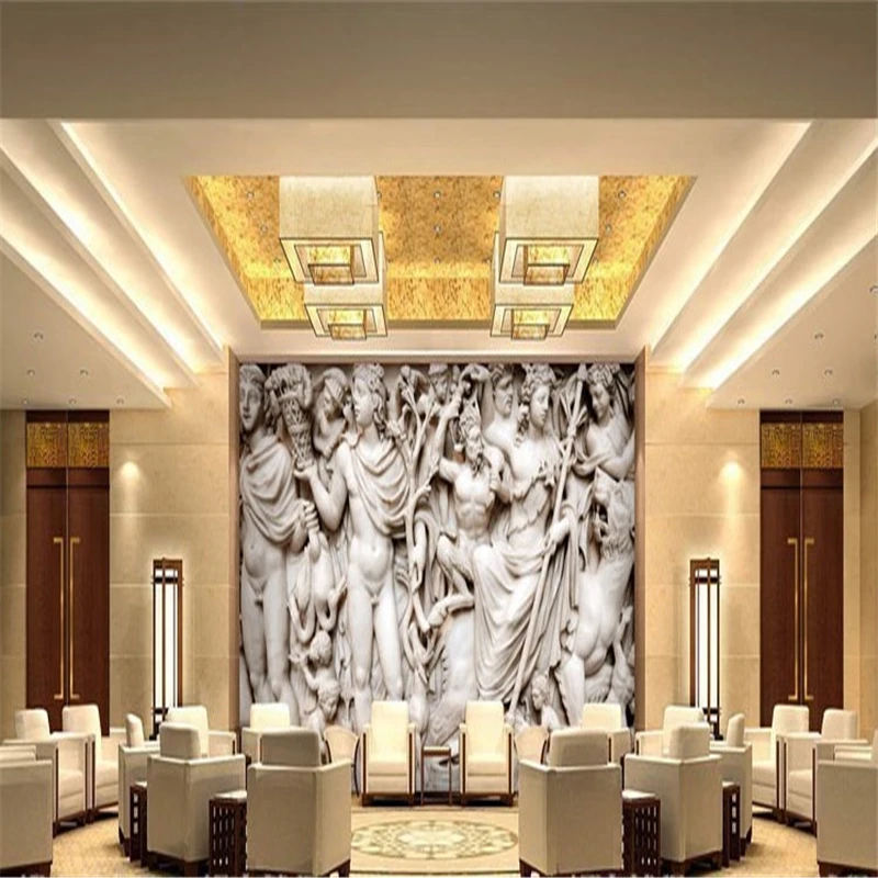 3d обои на заказ европейский стиль скульптура как ретро художественные для