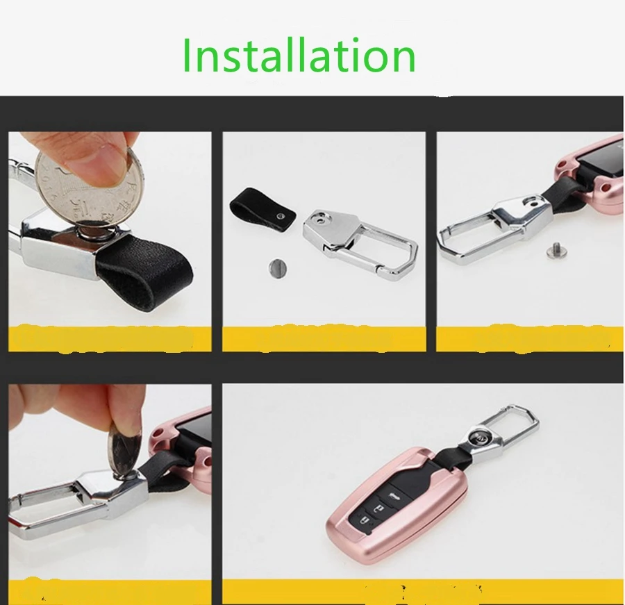 Высокое качество автомобильный держатель для ключей из алюминиевого сплава