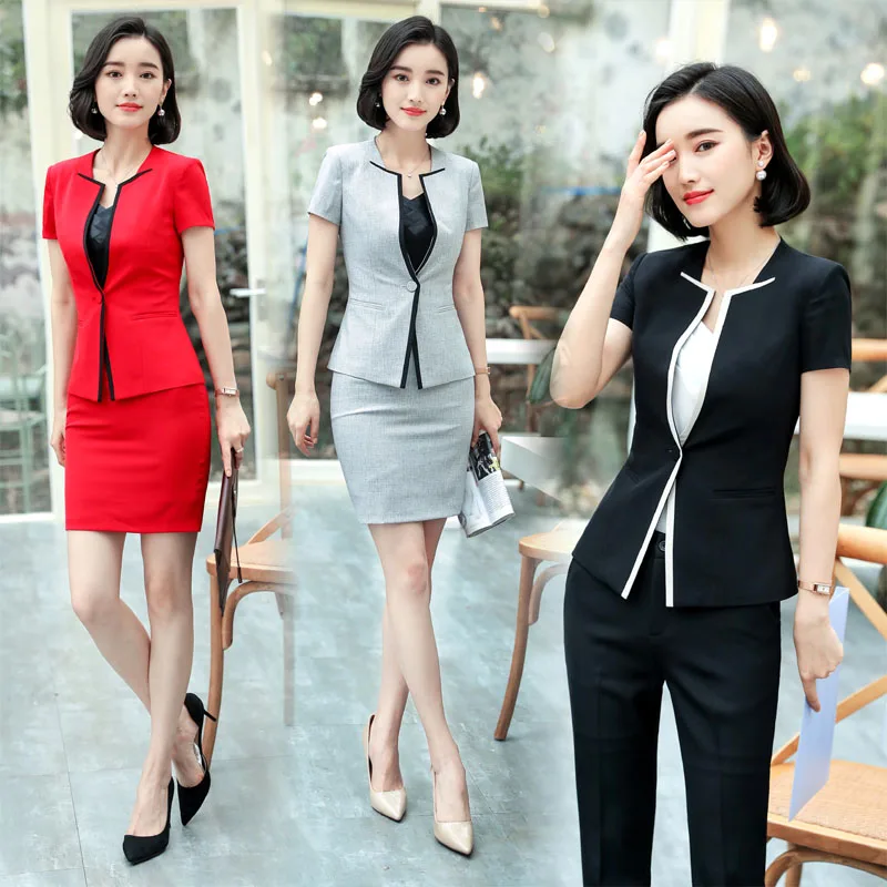 2018 официальные женские летние блейзеры Профессиональная форма дизайнерские