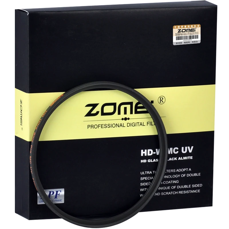 67 мм Zomei HD 18 слой HMC Ultra Slim MC UV фильтр Водонепроницаемый маслостойкая нуля MCUV для Canon