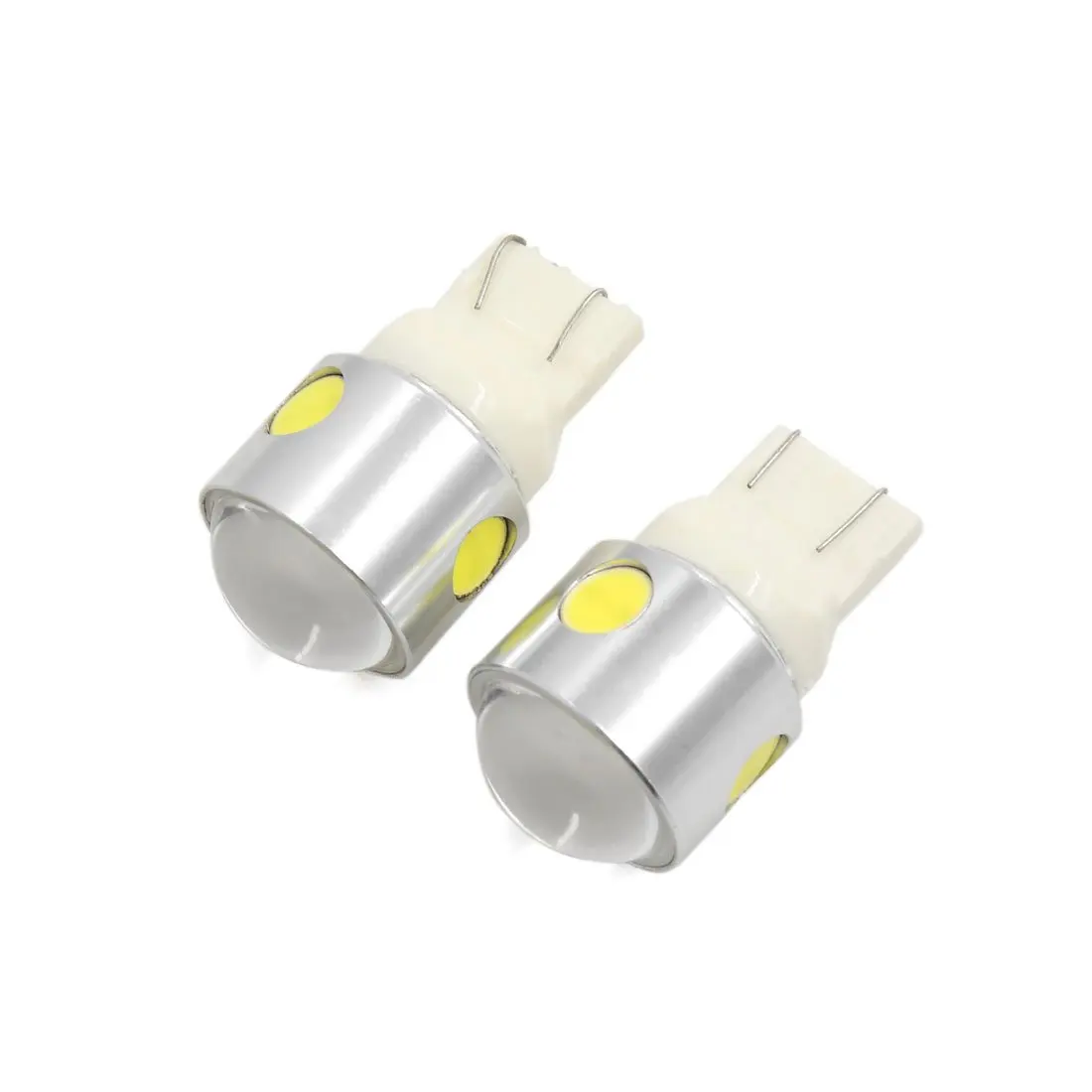 

uxcell 2Pcs T20 7440 7443 5W White COB LED Car Tail Brake Backup Reverse Light