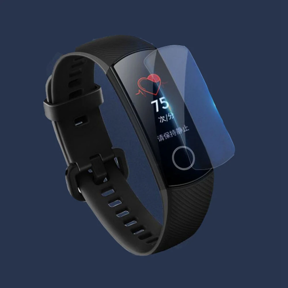 ALANGDU экранные пленки для huawei Honor Band 5 мягкий экранный протектор для Honor Band5 4 HD Прозрачная защитная наклейка для экрана Honor Band 4