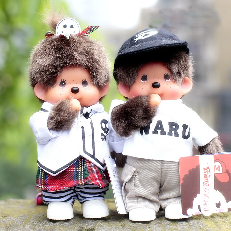 Давая день рождения рождественский подарок Monchhichi любители кукла игрушка 20 см