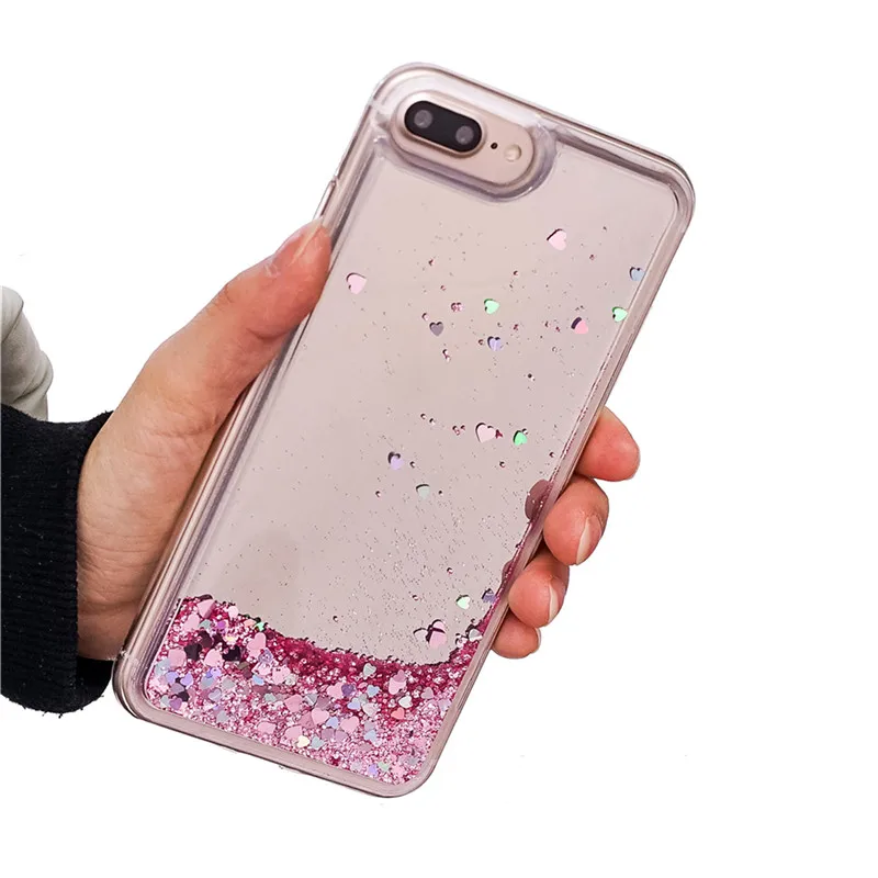Для iPhone 6s 7 8 плюс Блеск Жидкость зыбучие пески Зеркало чехол для 6 Plus случаях