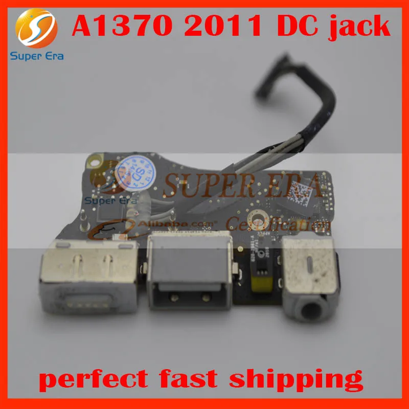 Оригинал A1370 2011 DC Jack Power Audio Board 820-3053-A для Apple MacBook Air 11 "A1370 DC-IN MC968 MC969 EMC 2471 |
