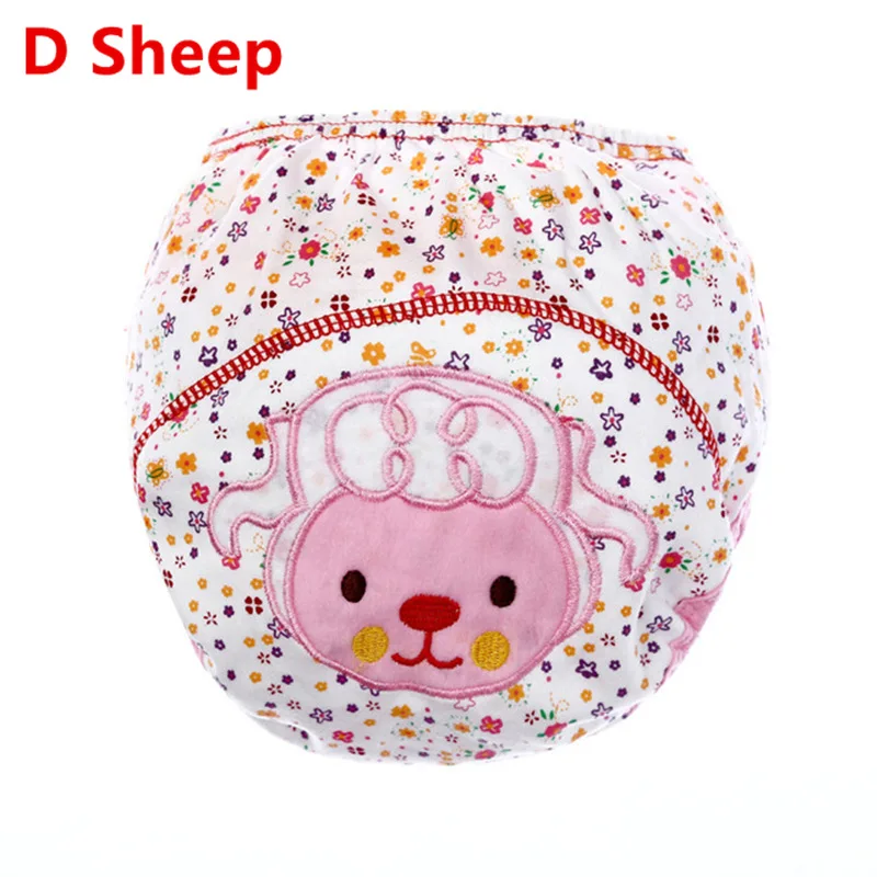 D Sheep 30 шт Многоразовые Детские тренировочные штаны для горшка водонепроницаемое нижнее белье детские трусики - Цвет: D Sheep