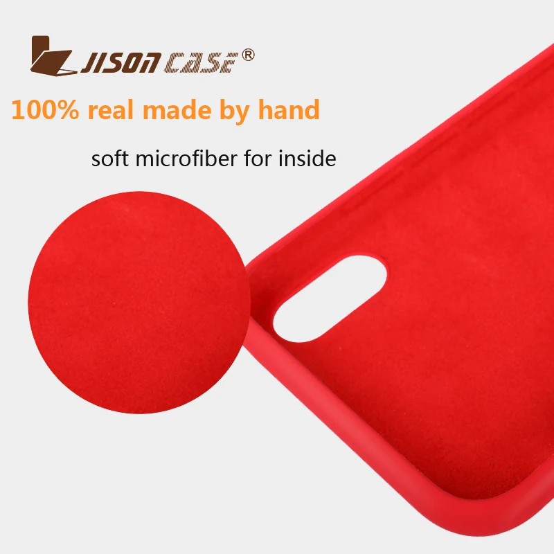 Jisoncase для iphone X Xs Max XR простой чехол для телефона тонкий матовый Жесткий Силиконовые обложка Карамельный цвет для iphone чехол логотип