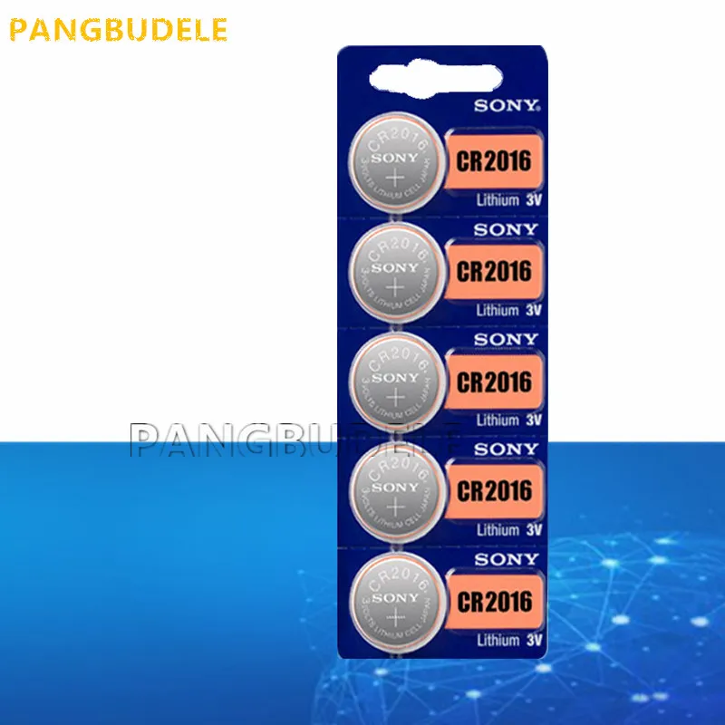 Высокое качество энергии Новый 5 шт./лот CR2016 Кнопочная батарея 3 В литиевая