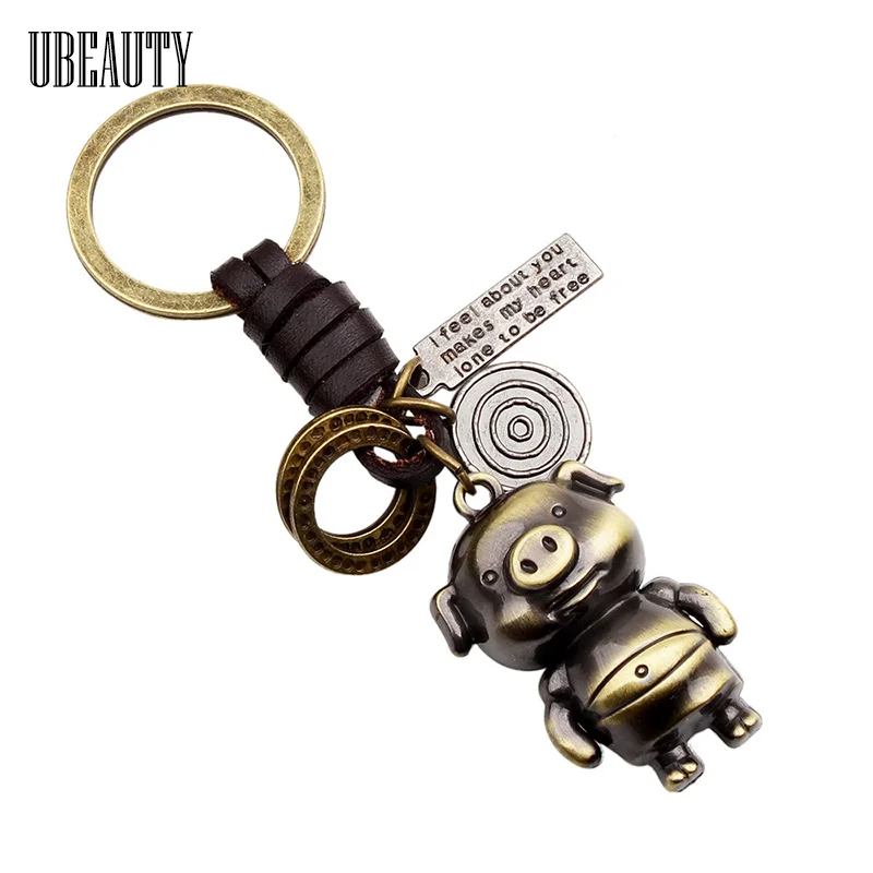 Корейская Ювелирные Изделия Творческий Кожа Металл Копилка Брелок Аксессуары