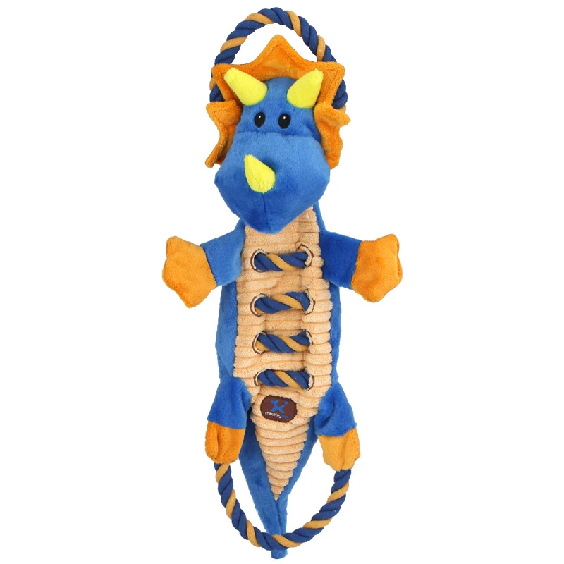 Игрушки для собак Charmingpet, динозавр, лошадь, крокодил, обучающие игрушки для домашних животных - Цвет: Dinosaur