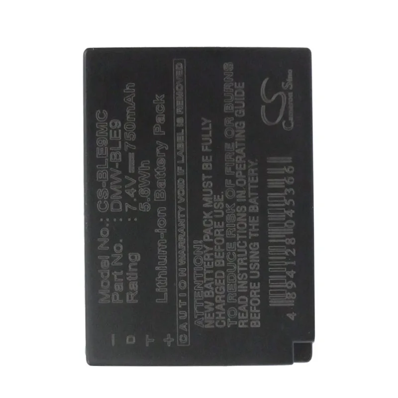 Аккумулятор Cameron Sino 750 мАч для PANASONIC DMC-GF3 GF3CT/R/K S6K DMW-BLE9 DMC-GF3W батарея камеры DMC-GF5 |