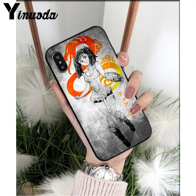 A7 Yinuoda, черный ТПУ Мягкий силиконовый чехол для телефона, чехол для Apple iPhone 8 7 6 6S Plus X XS MAX 5 5S SE XR - Цвет: A7