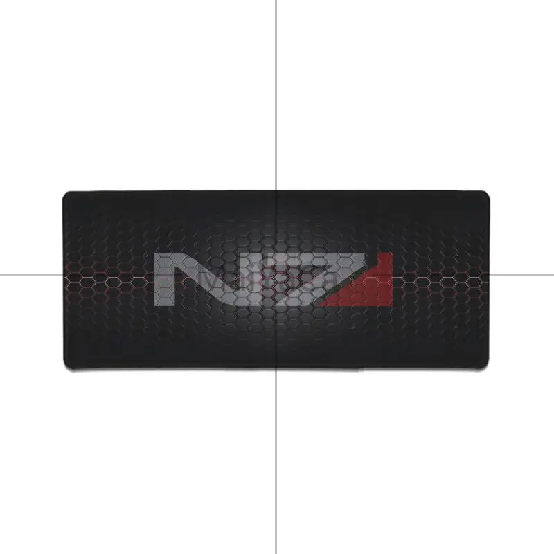 Lock Edge 30X90cm MaiYaCa Mass Effect N7 игровой логотип резиновый коврик для мыши игровой аниме мультфильм Принт Большой размер игровой коврик для мыши Коврик для клавиатуры Настольный коврик - Цвет: Lock Edge 30X90cm