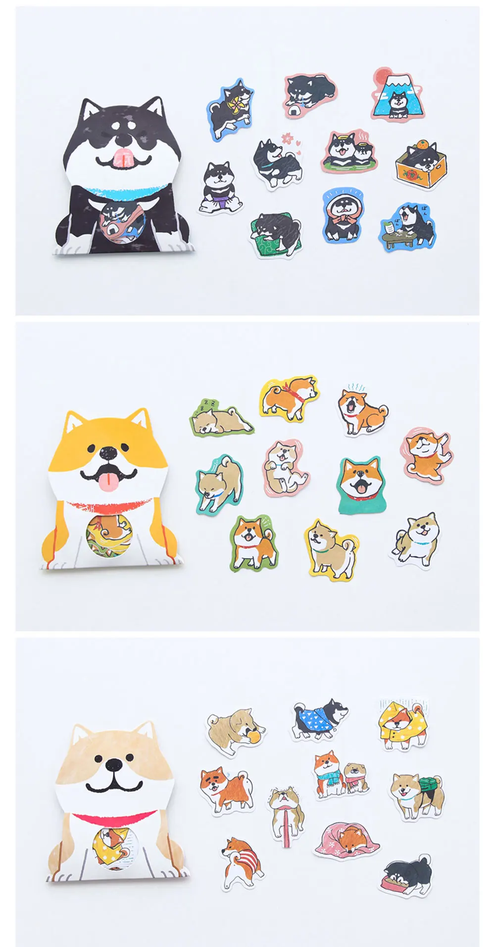 30 шт./пакет милый Косплей Shiba «Лисья Секретная служба»(inu собак клей бумажный стикер Детский Набор для творчества ручная работа подарочная карта Фотоальбом украшение для альбома наклейки