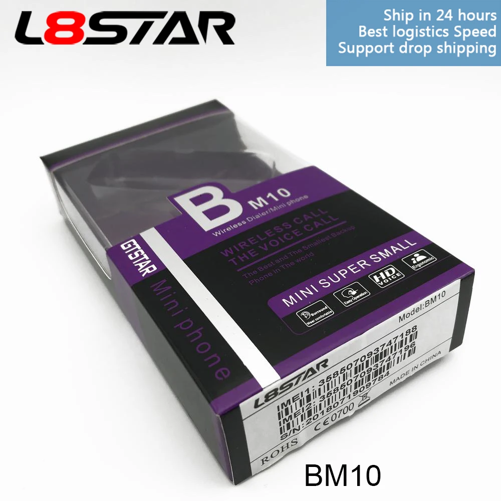 5 шт./лот BM10 L8STAR мини телефон супер маленький мобильный спортивные bluetooth наушники