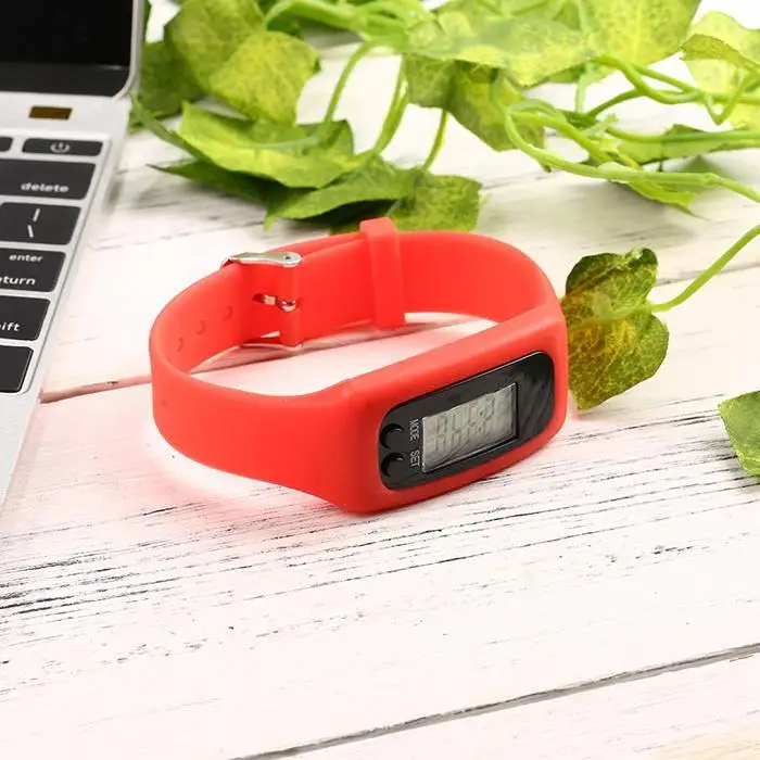 Цифровой ЖК дисплей шагометр для ходьбы шагов счетчик калорий женщин и мужчин